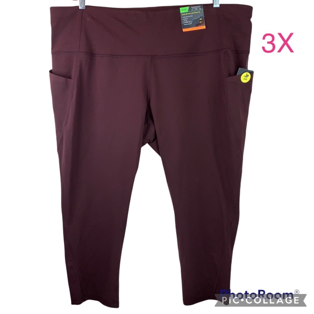New XERSION 7/8 Leggings 3X XXXL Pockets